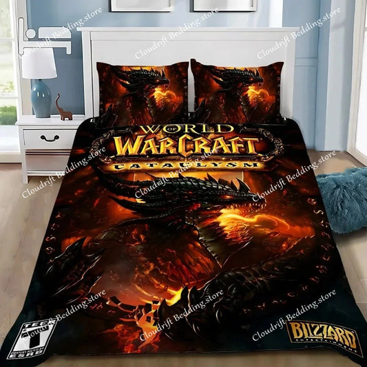 Duvet Cover 3D World of Warcraft Exquisite WOW Game Digital Printing Bedding Set Comforter Bed Home Decor Girls Boys Gift
