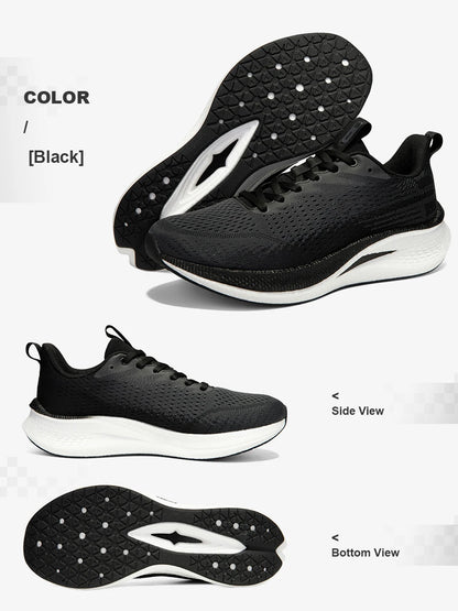 Baasploa Running Shoes Men Carbon Plate Professional Cushioning Anti-Slip Sneaker Female Casual Breathable Jogging Sports Shoes