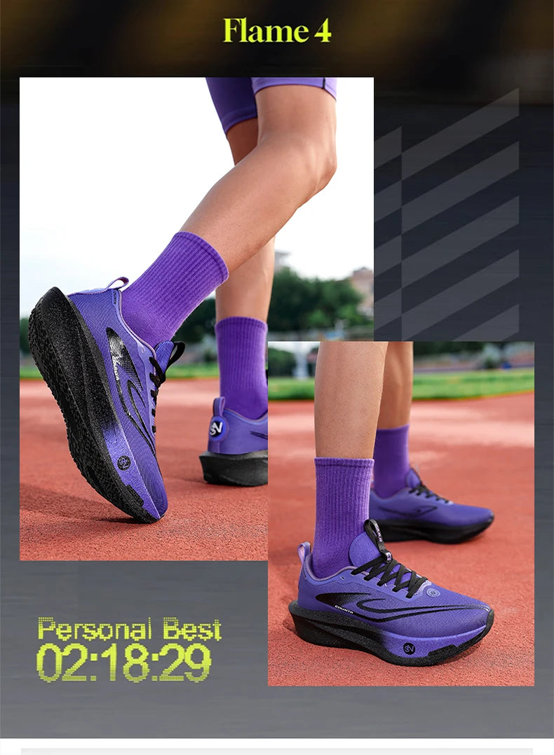 Carbon Plate Sports Running Shoes Marathon Men Breathable Lightweight Women's Comfortable Athletic Nonskid Chunta Sneakers