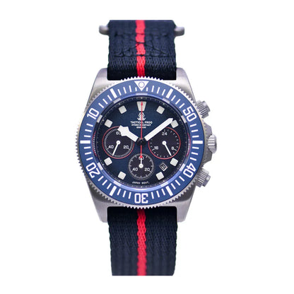 Tactical Frog FXD Titanium Quartz Watch VS75B Solar-powered Movement 20Bar Chronograph Sapphire Diving Watch BGW9 Luminous Watch