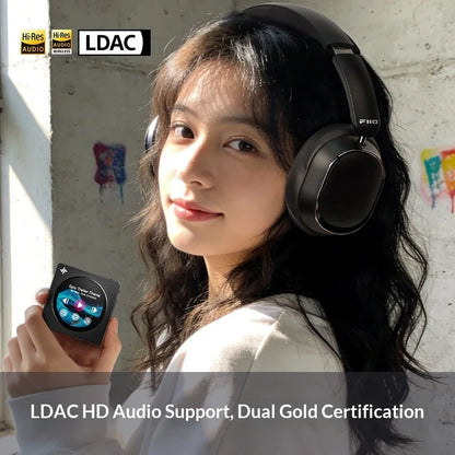 Auriculares FiiO EH13 inalámbricos Bluetooth ANC circumaurales – Headset gaming HiFi LDAC con cancelación de ruido, graves profundos y batería de larga duración