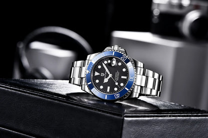 PAGANI DESIGN Men's Automatic Mechanical Watch PD1661 8215 Dive Stainless Steel Waterproof Clock Sapphire Reloj Hombre