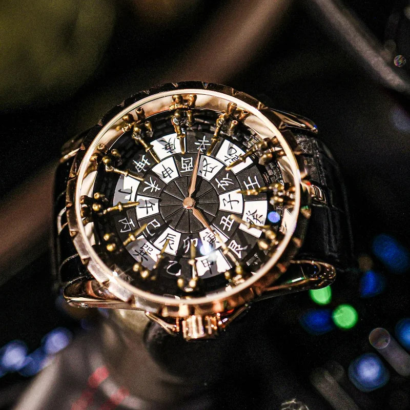 Quartz Watches for men Twelve Knights of the Round Table high quality Men's Watch man sports luxury brands waterproof men's