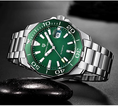 2025 New Brand PAGANI DESIGN 1617 Men's Military Sport Mechanical Watches Waterproof Stainless Steel Top Brand Luxury Men Watch
