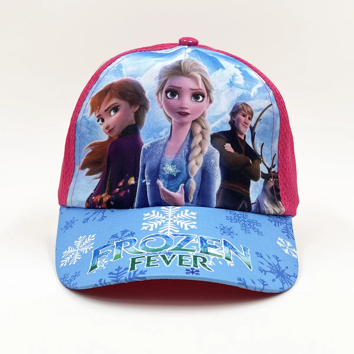 Disney-prinsesse Elsa, Anna og Sofia fra Frost – anime-figur – baseballkasket – Terylene-kasket med skygge – tegneseriepige – børnehovedbeklædning – gaver