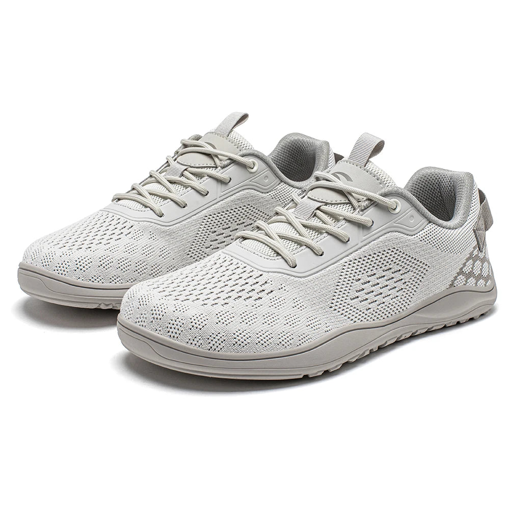 HOBIBEAR Knit Barefoot Shoes Unisex Zero Drop Wide Toe Sneaker Minimalist Breathable Causal Walking Shoes