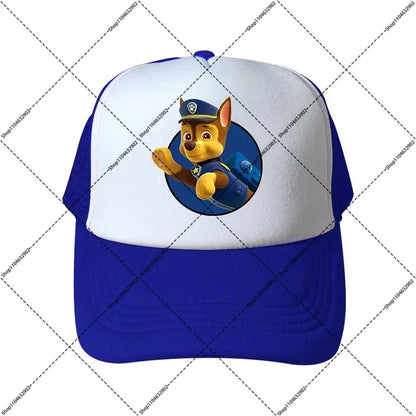 Paw Patrol-kasketter: Chase og Skye – baseballkasket til kvinder og mænd med sødt tegneserie- og anime-mønster, solhat, sommerkasketter til udendørs brug, fødselsdagsgaver