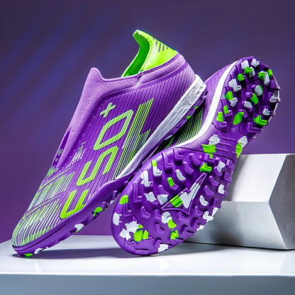 Nouvelles chaussures de football pour hommes, baskets antidérapantes, chaussures d'entraînement, bottes de football très vendues, crampons légers de haute qualité pour matchs sur gazon, mi-hautes pour l'extérieur