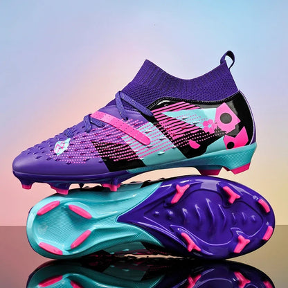 Nouvelles chaussures de football professionnelles pour hommes, crampons de football de société, chaussures de football d'intérieur, bottes d'entraînement originales, chuteira de terrain rapide
