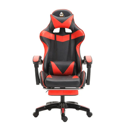 Gaming chair Gaming armchair Height Adjustable Office Chair with Adjustable Recumbent Function with Cat Ears and Pillows