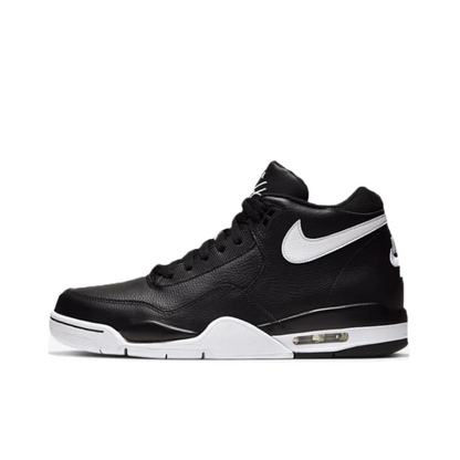 Nike Flight Legacy Comfortable and Versatile Mid-Top Retro Basketball Shoes Men's White/Blue BQ4212-103
