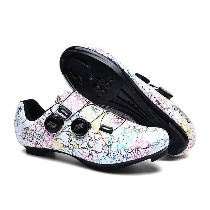 2025 Cycling Sports Shoes MTB and Cleats Men's Sports Speed Cycling Shoes Women's Mountain Racing Flat SPD Road Cycling Shoes