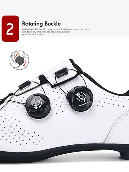 Cycling Sneaker MTB Men Sport Road Bike Boots Flat Racing Speed Sneakers Trail Mountain Bicycle Footwear Spd Pedal Cycling Shoes