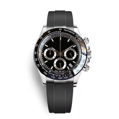 Luxuriöse VK63 Herrenuhr mit Quarzwerk, Business-Chronograph, 39mm, Stahl/Roségold, Datum, leuchtendes Zifferblatt, voll funktionsfähiger Chronograph