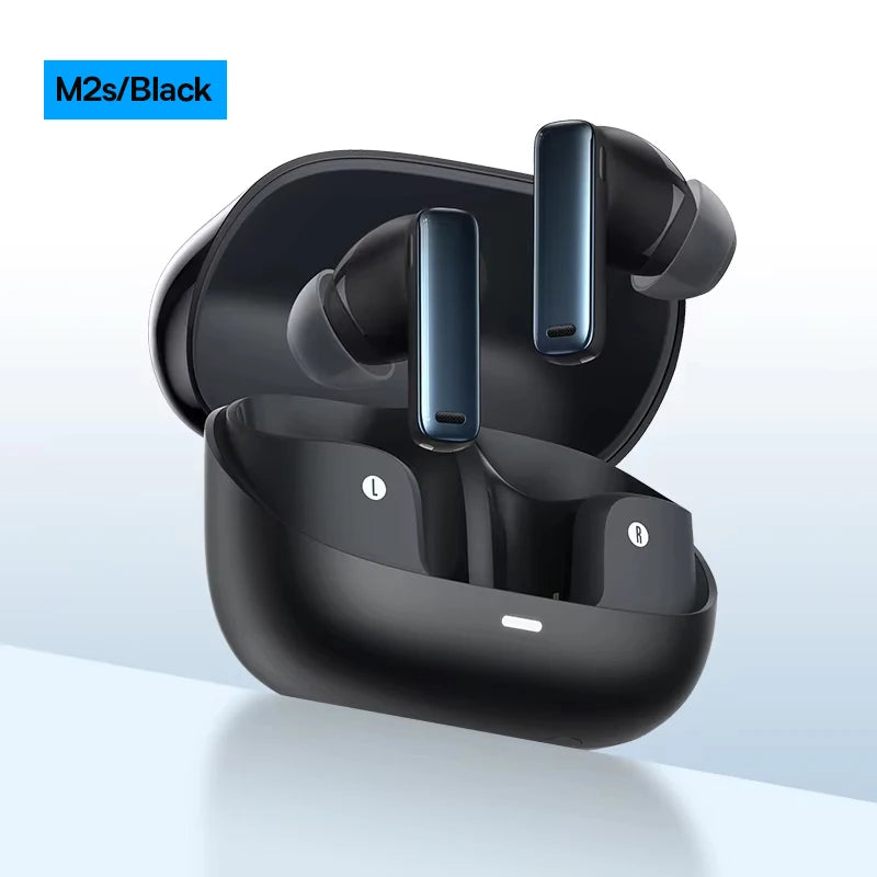 Baseus Bowie M2s ANC Wireless Bluetooth 5.3 Earbuds – 48dB Hybrid Noise Cancelling 3D Spatial Audio HiFi Earphones with Mic