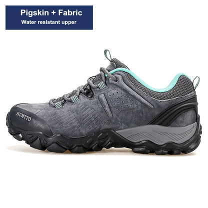 HUMTTO Trekking Shoes for Women Winter Hiking Shoes Women's Waterproof New Luxury Designer Climbing Leather Casual Woman Sneakers