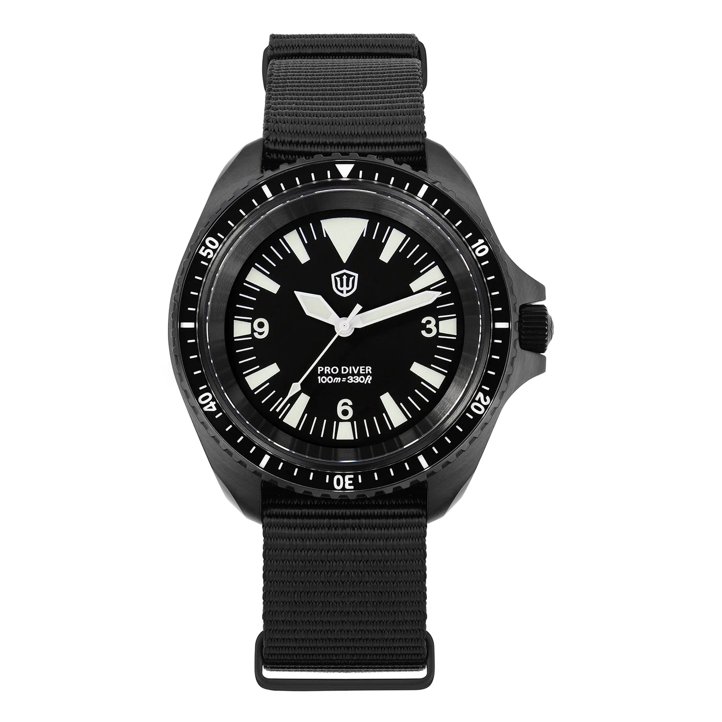Watchdives WD1980 V3 38mm Men Watch Vintage VH31 Ronda 515 Sweep Seconds Quartz Movement Watches Luminous Sapphire Wristwatch