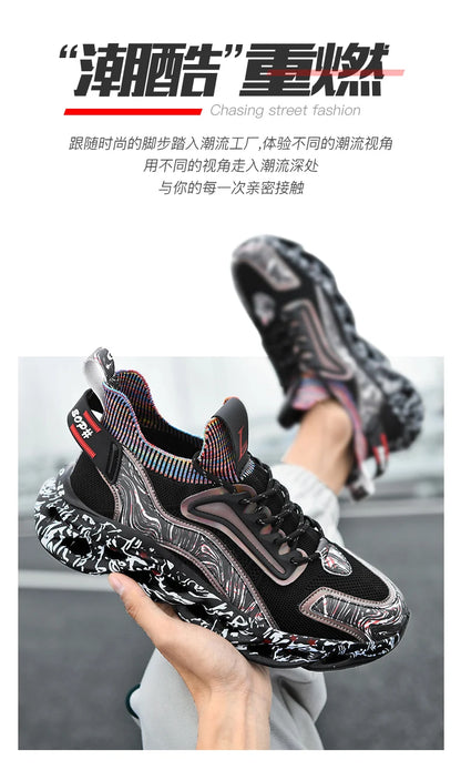 Men's Sneakers Luxury Designer Casual Shoes Platform Shoes Fashion Blade Loafers Running Shoes for Men