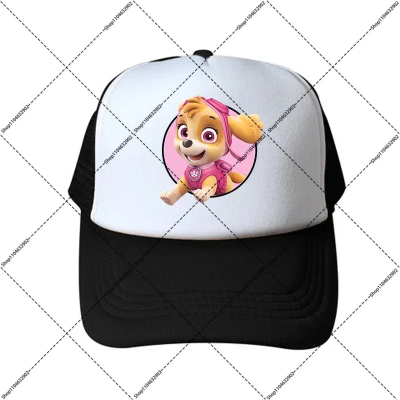 Paw Patrol-kasketter: Chase og Skye – baseballkasket til kvinder og mænd med sødt tegneserie- og anime-mønster, solhat, sommerkasketter til udendørs brug, fødselsdagsgaver