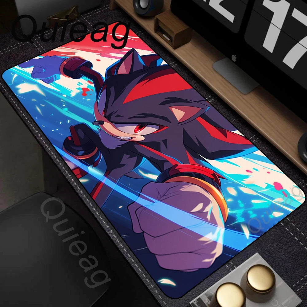 Cute Anime HD Print Mousepad Laptop Desk Mouse Mat PC Gaming Accessories Keyboard Pads Rubber Soft Sonic The Hedgehog Mouse Pads
