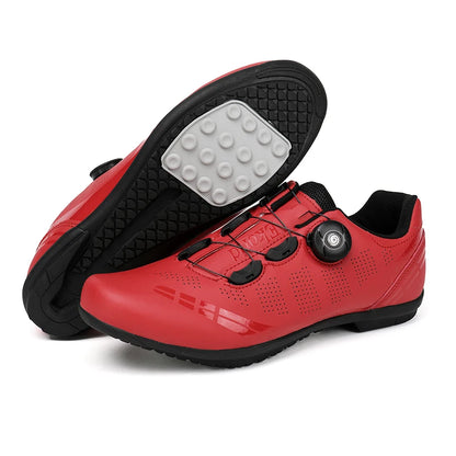 Men Cycling Shoes Road Bikes Women Racing Competition Self-Locking Speed Cycling Sports Shoes Women Spd Cleats Cycling Shoes