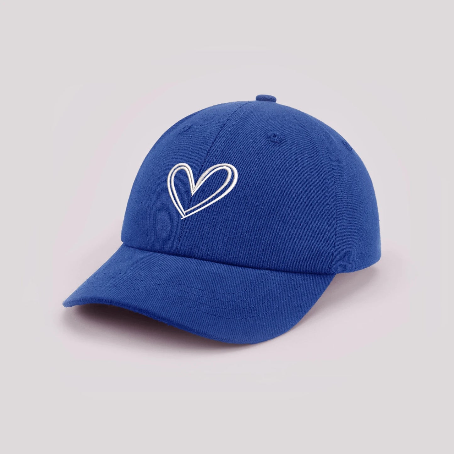 Cartoon heart-shaped Baby Baseball Cap Cute Solid Color Toddler Sun Hat with Ears Summer Adjustable Kids Boy Girl Peaked Cap ﻿