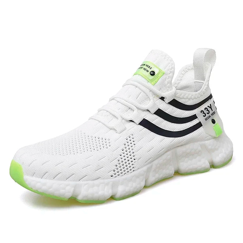 Modne, oddychające, codzienne męskie buty sportowe na wiosnę i jesień – Tenis Masculino, Zapatillas Hombre, modne buty do biegania