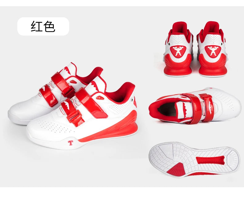 Professionelle Gewichtheberschuhe, bequeme Indoor-Squat-Trainingsschuhe, langlebige, rutschfeste Gewichtheber- und Kreuzheben-Sportschuhe