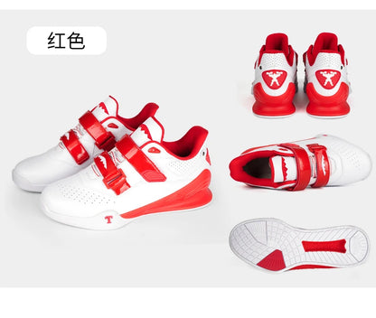 Professionelle Gewichtheberschuhe, bequeme Indoor-Squat-Trainingsschuhe, langlebige, rutschfeste Gewichtheber- und Kreuzheben-Sportschuhe