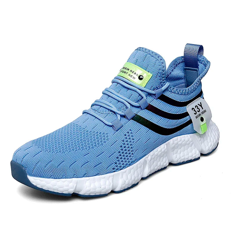 Modne, oddychające, codzienne męskie buty sportowe na wiosnę i jesień – Tenis Masculino, Zapatillas Hombre, modne buty do biegania