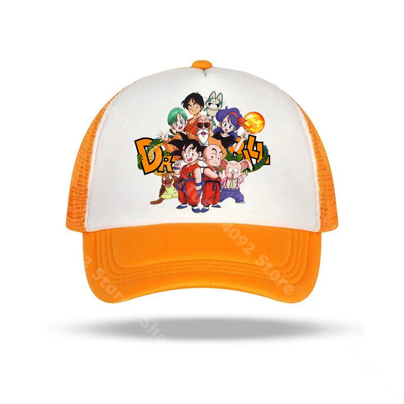 „Dragon Ball“ beisbolo kepurės su anime personažų atvaizdais, saulės kepurės vaikams ir suaugusiems, vasarinės, kvėpuojančios, kasdienio stiliaus kepurės, reguliuojamos kepurės su snapeliu, dovanos