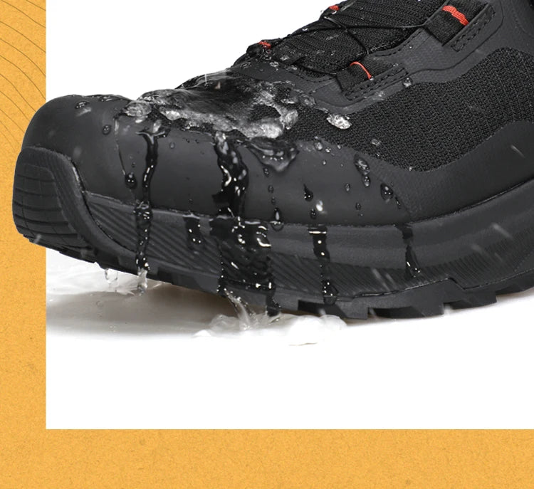 HUMTTO Breathable Trail Running Shoes for Men Black Men's Sports Shoes Cushioning Sneakers Man Luxury Designer Casual Trainers