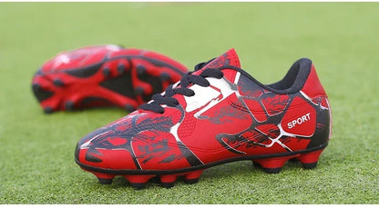 Chaussures de Football pour enfants, chaussures de Football pour garçons, Futsal, baskets d'intérieur rapides, crampons originaux, bottes de Football