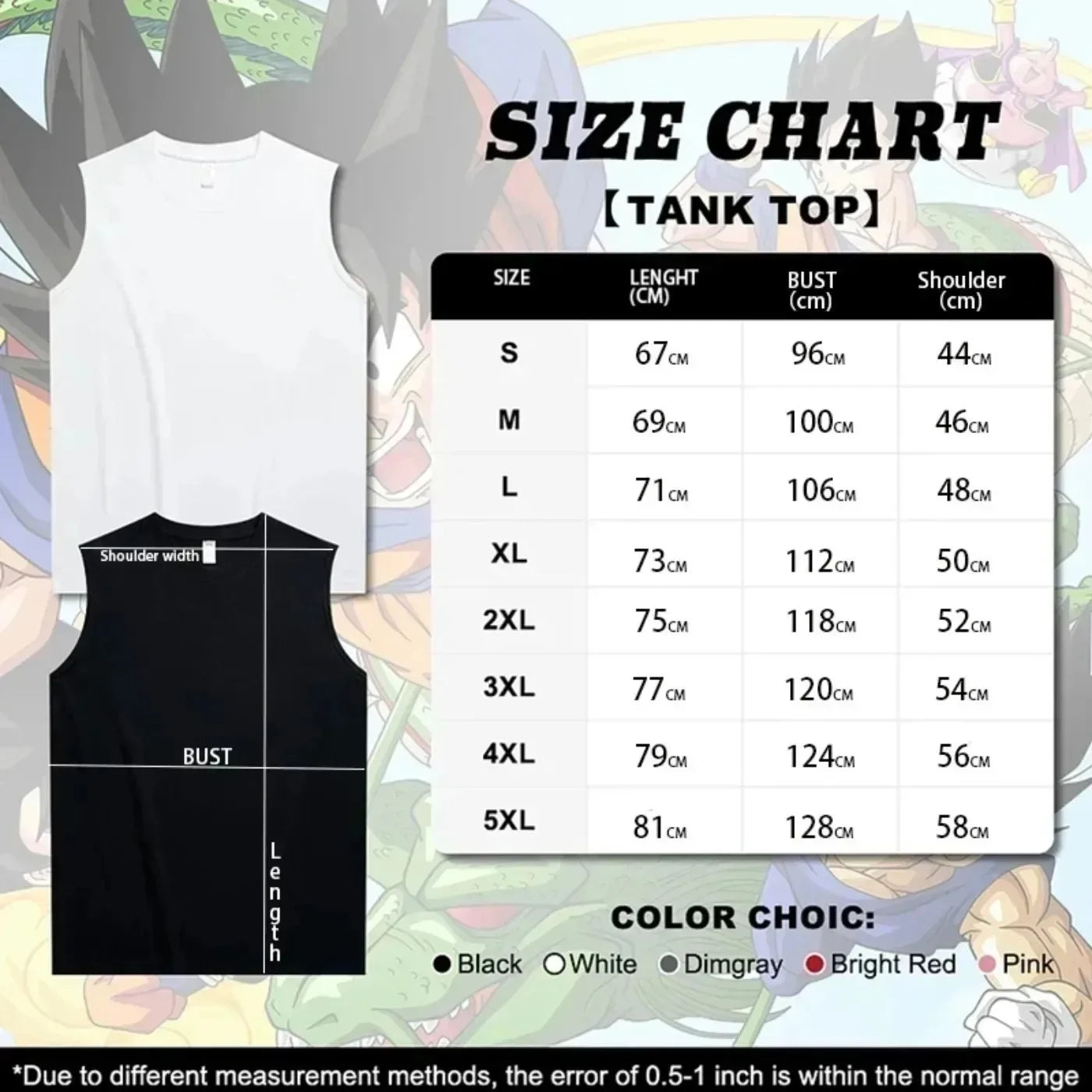 Anime Super Saiyan Son Goku Dragon Ball Gym New  Harajuku Summer Men Tank Top Fitness Oversized Casual Sports Sleeveless Tee Y2k