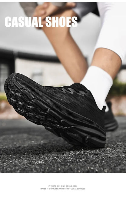 2025 nye afslappede løbesko til sport og udendørs brug, komfortable forår/sommer-sneakers med skridsikker sål, unisex til mænd og kvinder, bløde træningssko til mænd