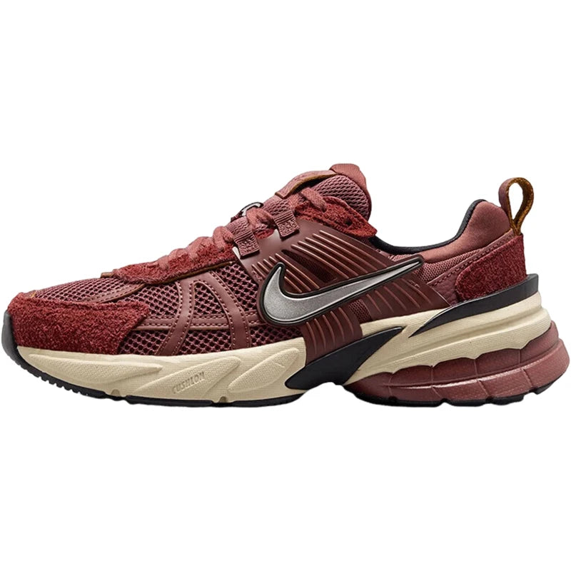 Nike Official Authentic W NIKE V2K RUN Women's Retro Wear-Resistant Dad Shoes FN6703-201