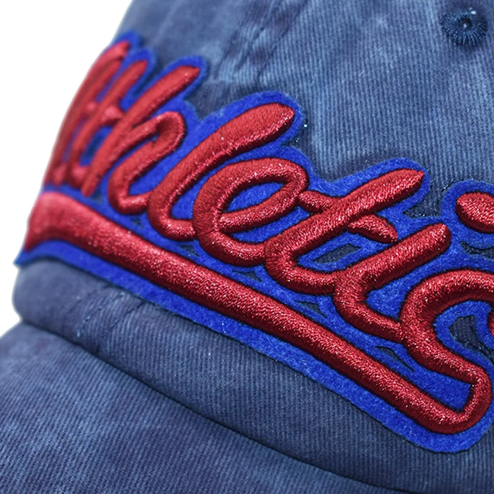 CNTANG Herre-baseballkasket Sommermode Bomuld Bogstavbroderi Hiphop-kasket Snapback Afslappet Udendørs Herre-sportskasket Justerbar