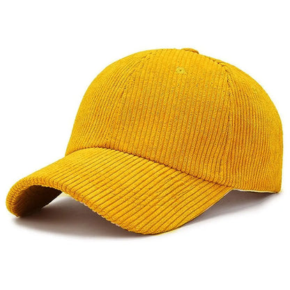 Unisex corduroy baseballpet, verstelbare zonnehoed, hiphop-pet voor heren