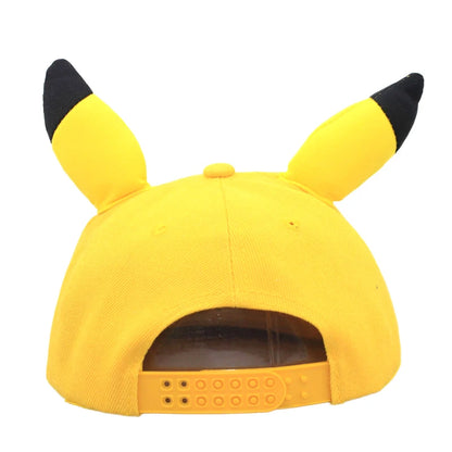 Pokémon-baseballkasket, Pikachu-hat, Pokémon-cosplay-hiphop-kasket til piger, drenge, børn, anime-figurer, legetøj, gave, tegneseriehat