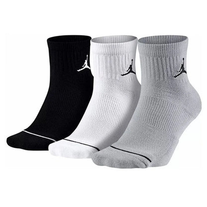 Nike 3-Pack Men's and Women's Thick-Pile Terry-Sole Sports Socks: Non-Slip, Comfortable, and Breathable SK0118-010