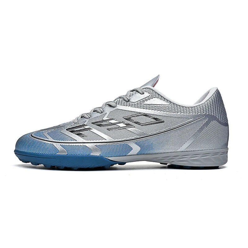 Chaussures de football populaires à tige basse FG/TF, unisexe, pour terrain, entraînement rapide, crampons antidérapants à crampons longs