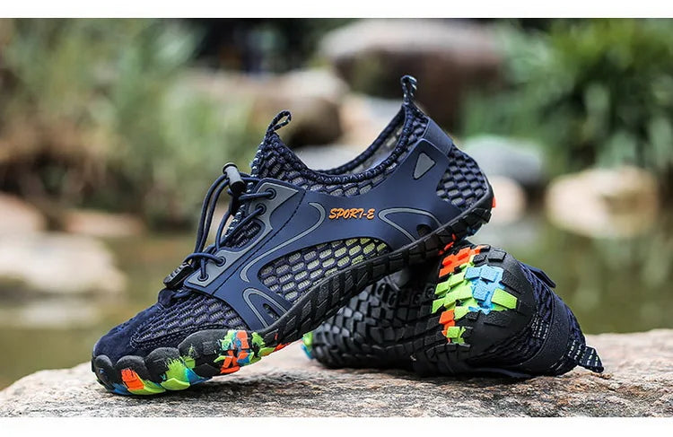 Men Wading Shoes Barefoot Beach Shoes Non-Slip And Wear-Resistant Swimming Upstream Shoes Women Outdoor Water Sports Shoes