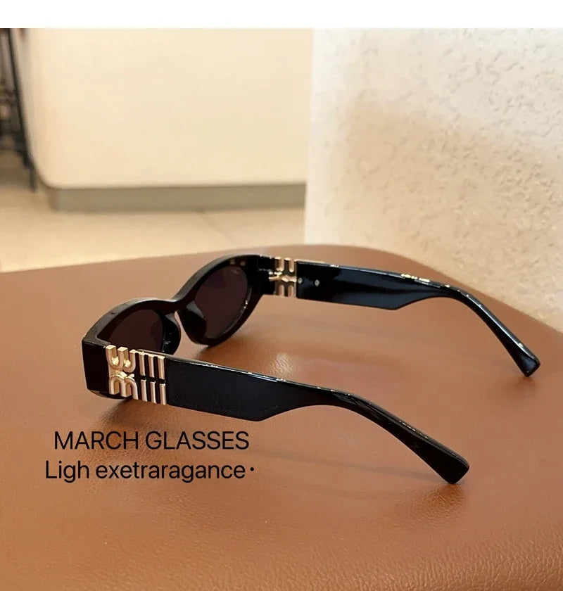 Moderne ovale solbriller til kvinder og mænd – trendy og cool solbriller til damer – Street Shot – retro – premium briller – Gafas De Sol – UV400