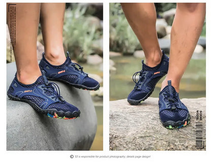 Men Wading Shoes Barefoot Beach Shoes Non-Slip And Wear-Resistant Swimming Upstream Shoes Women Outdoor Water Sports Shoes