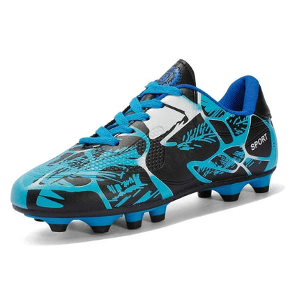 Nouvelles chaussures de football pour hommes et enfants, crampons professionnels pour adultes, chaussures de football ultralégères antidérapantes pour l'herbe, chaussures d'entraînement pour garçons, livraison directe