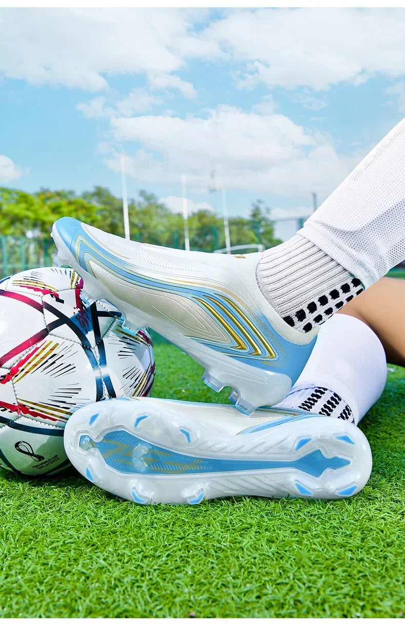 Nouvelles chaussures de football pour hommes TF/FG, modèle professionnel unisexe, très populaires, chaussures de futsal ultra-légères, chaussures de football de haute qualité, chaussures de sport pour femmes.