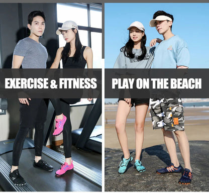EOCENE Barfuß-Outdoor-Sportschuhe für Herren und Damen, schnell trocknende Aqua-Schuhe für Strand, Schwimmen, Fitness, Waten, Wandern und Radfahren