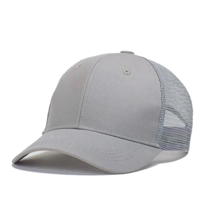 Baseball Cap Men Hat Women Summer Outdoor Camouflage Sun Hat Breathable Mesh Cap Solid Color Snapback Casquette Bone Male
