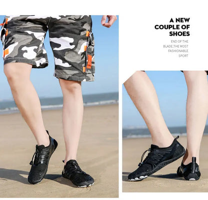 EOCENE Barfuß-Outdoor-Sportschuhe für Herren und Damen, schnell trocknende Aqua-Schuhe für Strand, Schwimmen, Fitness, Waten, Wandern und Radfahren