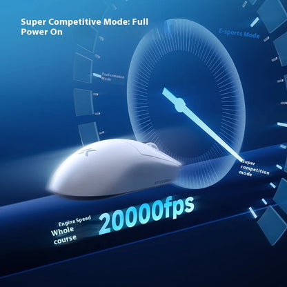 MCHOSE A7 V2 Ultra+ Wireless Gaming Mouse Tri-Mode Lightweight PAW3950 Ti Sensor 42000 DPI Esports Mouse with 500mAh Battery
